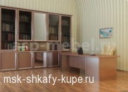 Шкаф в кабинет с зеркалом kab_5
